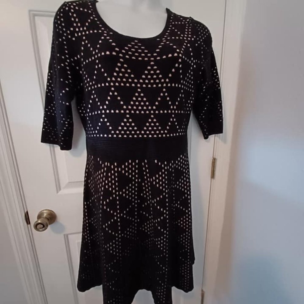 Lane Bryant Sweater Dress Black